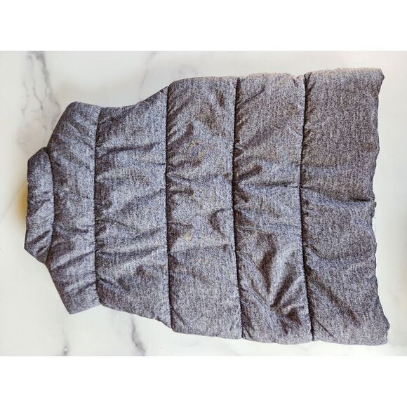 Rorie Whelan 4t grey puffer vest sleeveless outerwear zip up winter fall gear - Picture 5 of 6